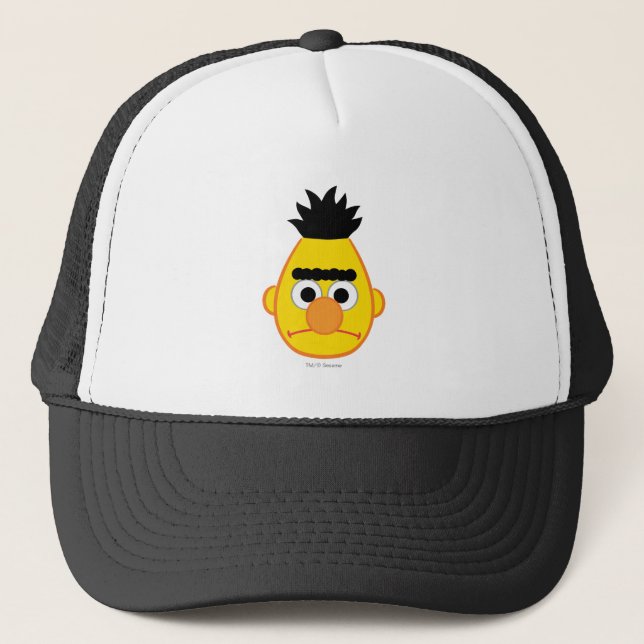 Bert Angry Face Trucker Hat (Front)