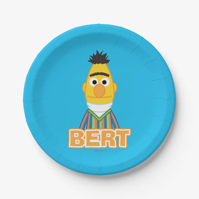 Bert Classic Style Paper Plate (Front)
