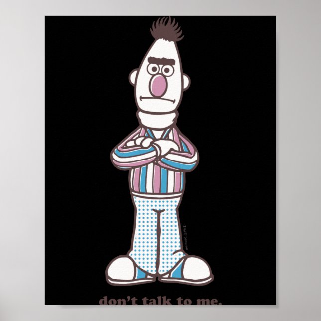 Bert Dont Talk To Me  Poster (Front)