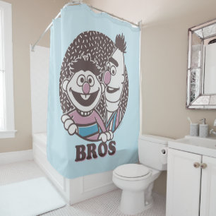Bert & Ernie   Bros Shower Curtain