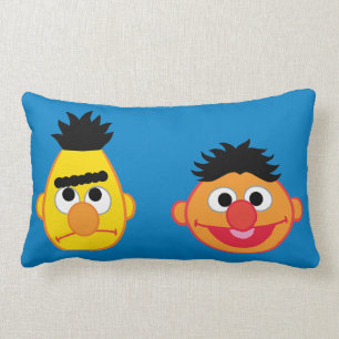 Bert & Ernie Emojis Lumbar Cushion