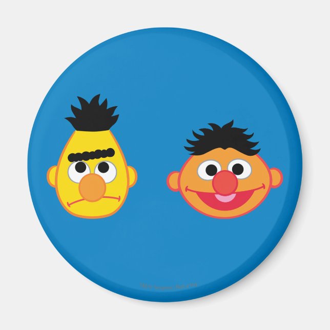 Bert & Ernie Emojis Magnet (Front)
