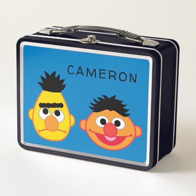 Bert & Ernie Emojis Metal Lunch Box (Front)