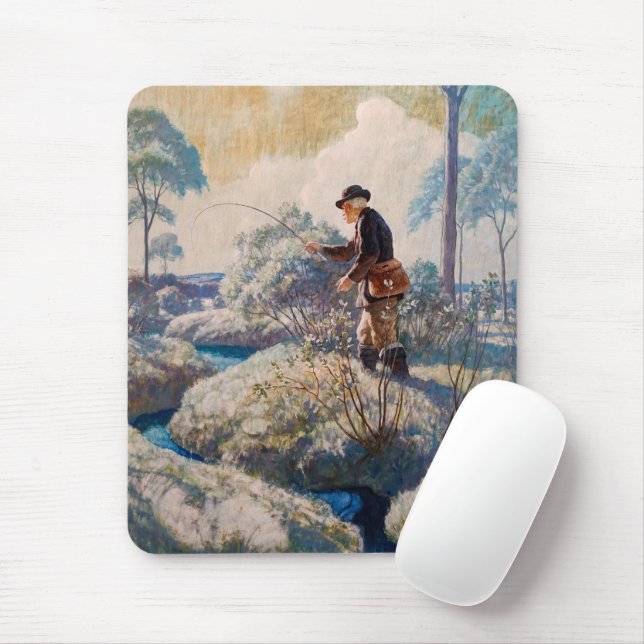 Bert McCorrison by Newell Convers Wyeth Mouse Pad (With Mouse)