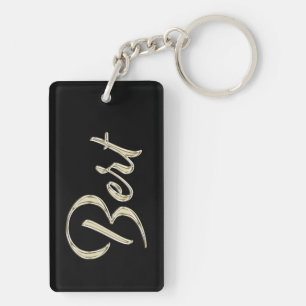 Bert Name whitegold key trailer Ring