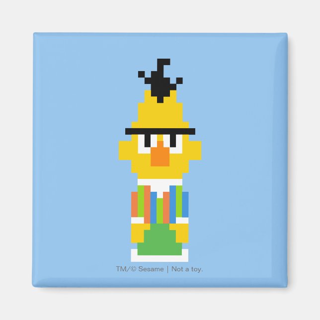 Bert Pixel Art Magnet (Front)