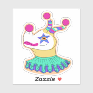 Bert the Clown Dragon Sticker