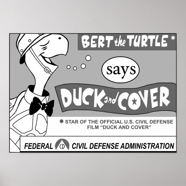 Bert the Turtle Says Poster (Front)