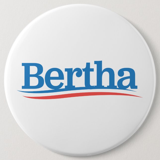 Bertha "Bernie" Grateful Dead 6 Cm Round Badge (Front)