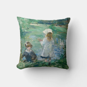 Berthe Morisot - Beside a Lake / Au bord du lac Cushion