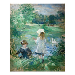 Berthe Morisot - Beside a Lake / Au bord du lac Photo Print