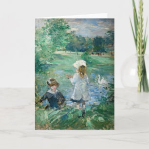Berthe Morisot - Beside a Lake Card