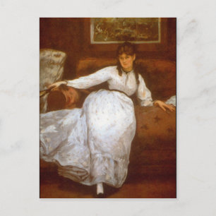 Berthe Morisot by Edouard Manet Postcard