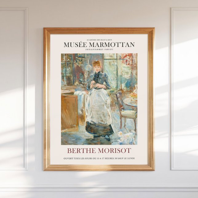 Berthe Morisot Dining Room 1886 Exhibition Art Poster (Creator Uploaded)