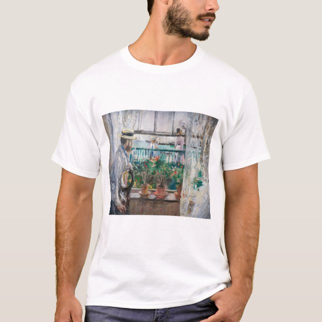 Berthe Morisot - Eugene Manet on the Isle of Wight T-Shirt (Front)