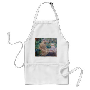 Berthe Morisot - Eugene Manet with his daughter Standard Apron