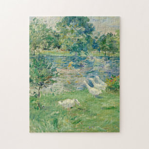 Berthe Morisot - Girl In A Boat With Geese Jigsaw Puzzle
