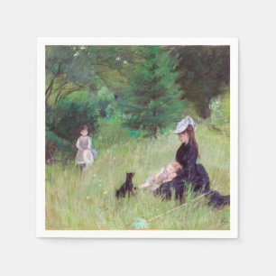 Berthe Morisot - In a Park / Dans le parc Napkin