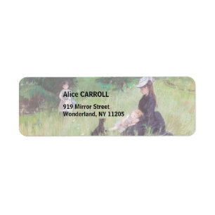 Berthe Morisot - In a Park / Dans le parc Return Address Label