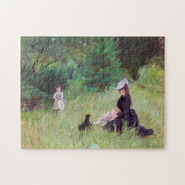 Berthe Morisot - In a Park Jigsaw Puzzle (Horizontal)