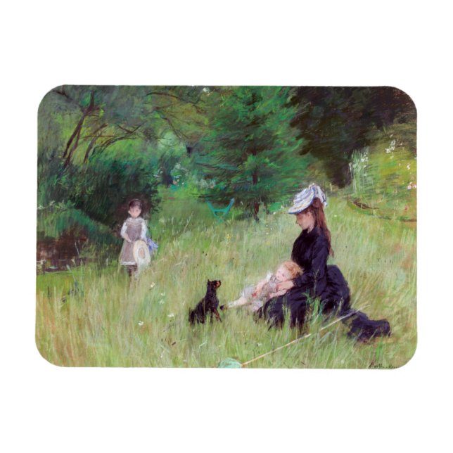 Berthe Morisot - In a Park Magnet (Horizontal)