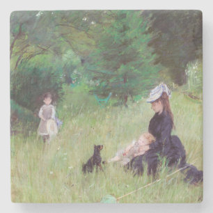 Berthe Morisot - In a Park Stone Coaster