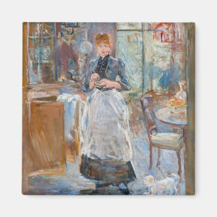 Berthe Morisot - In the Dining Room Magnet