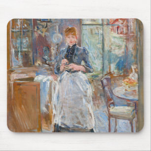 Berthe Morisot - In the Dining Room Mouse Pad