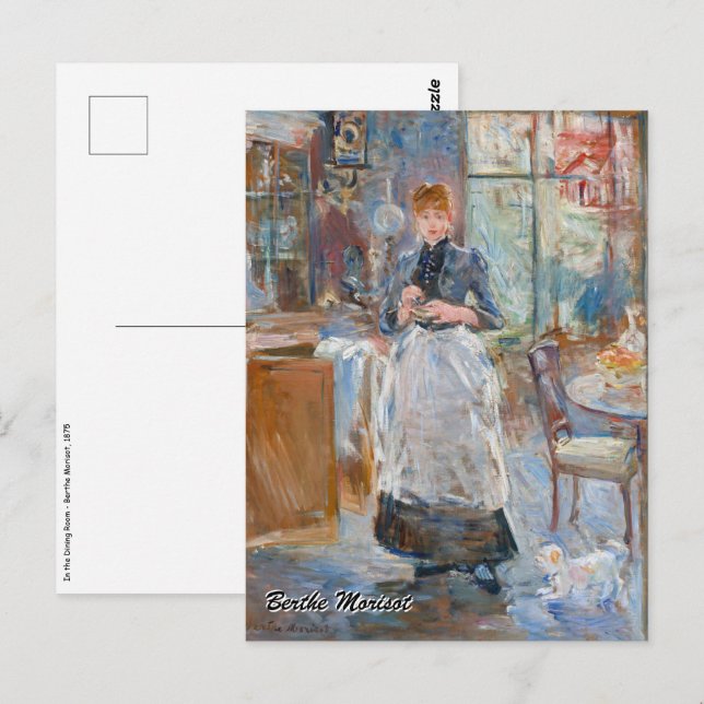 Berthe Morisot - In the Dining Room Postcard (Front/Back)