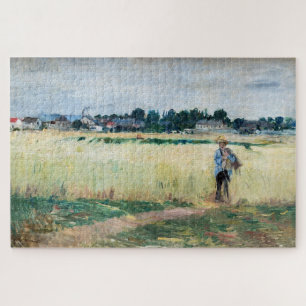 Berthe Morisot - In the Wheatfield at Gennevillie Jigsaw Puzzle