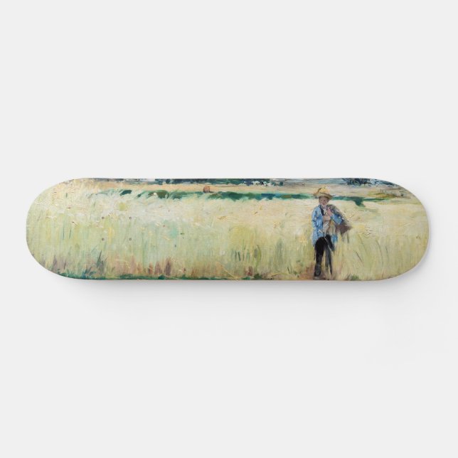 Berthe Morisot - In the Wheatfield at Gennevillier Skateboard (Horz)
