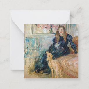 Berthe Morisot - Julie and her Greyhound Laerte Card