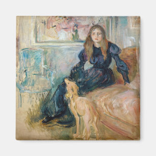 Berthe Morisot - Julie and her Greyhound Laerte Magnet