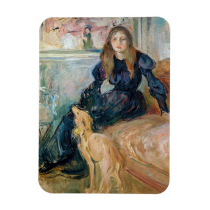 Berthe Morisot - Julie and her Greyhound Laerte Magnet