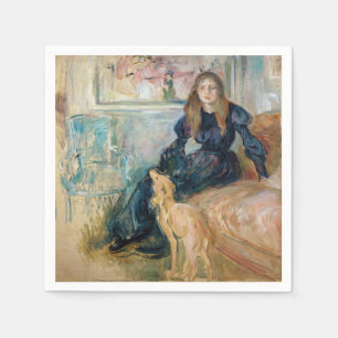 Berthe Morisot - Julie and her Greyhound Laerte Napkin