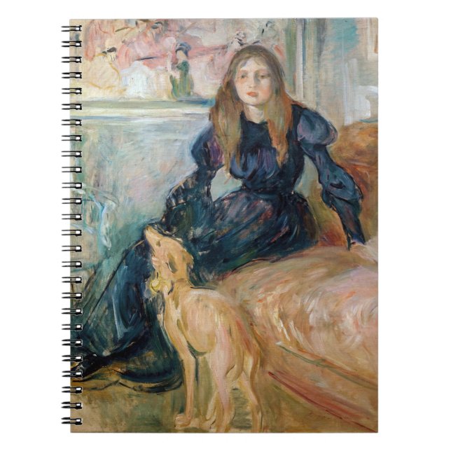 Berthe Morisot - Julie and her Greyhound Laerte Notebook (Front)