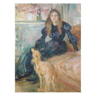 Berthe Morisot - Julie and her Greyhound Laerte Tablecloth