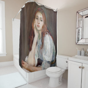 Berthe Morisot - Julie Daydreaming Shower Curtain