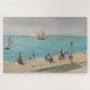 Berthe Morisot - On the Beach, Les Petites-Dalles Jigsaw Puzzle