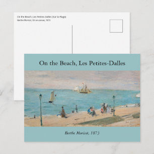 Berthe Morisot - On the Beach, Les Petites-Dalles Postcard