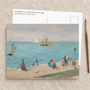 Berthe Morisot - On the Beach, Les Petites-Dalles Postcard