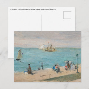 Berthe Morisot - On the Beach, Les Petites-Dalles Postcard