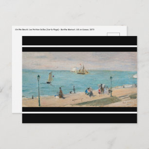 Berthe Morisot - On the Beach, Les Petites-Dalles Postcard