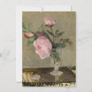 Berthe Morisot - Peonies Invitation