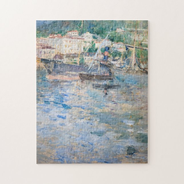 Berthe Morisot - Port of Nice Jigsaw Puzzle (Vertical)