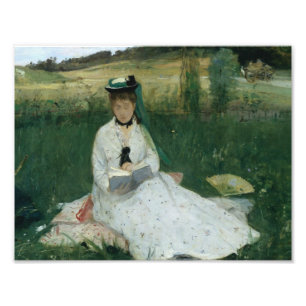 Berthe Morisot - Reading Photo Print