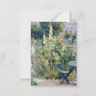 Berthe Morisot - Roses Tremieres Card