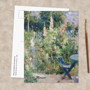 Berthe Morisot - Roses Tremieres / Hollyhocks Postcard