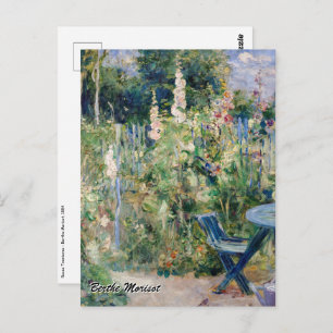 Berthe Morisot - Roses Tremieres Postcard