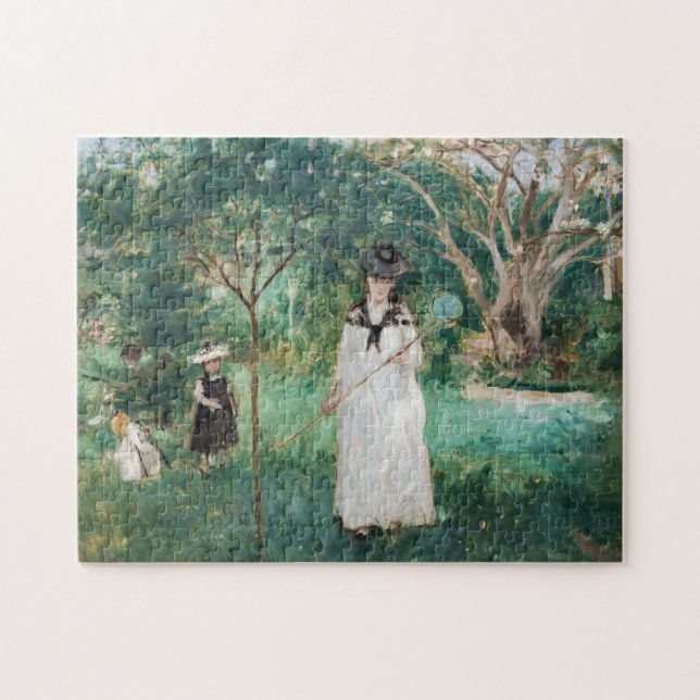 Berthe Morisot - The Butterfly Hunt Jigsaw Puzzle (Horizontal)
